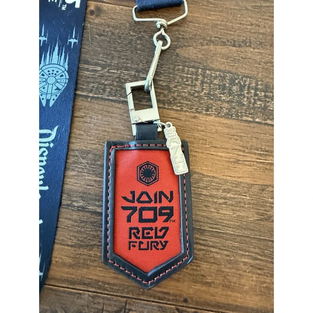 Disney Parks Star Wars Galaxy's Edge Legion Join 709 Red Fury And Lanyard
